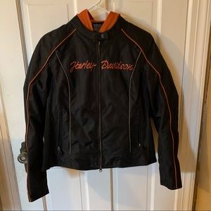 Harley Davidson jacket with sweatshirt insert